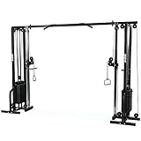 Dione Cable Crossover 2X 80KG Kraftstation - Multi-Kabelzug - Fitness Training...