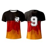 Schwarze Tshirt Herren Lässige Henleyshirt Deutschlandtrikot Freizeitshirt...