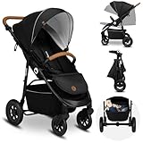 LIONELO Natt Kinderwagen Buggy bis zu 22 kg Verstellbarer Griff und Verstellung...