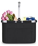 Diurwur® Tragekorb Faltbar Groß Einkaufskorb Picknickkorb mit Gepolsterten...