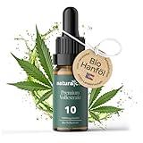 naturacbd Hanföl10 Extra Starkes und Hochdosiertes Hanfsamenöl mit 10ML (250...