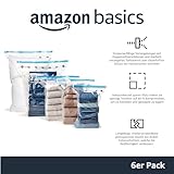 Amazon Basics Vakuumbeutel für Kleidung mit Luftdichtem Ventil und Handpumpe -...