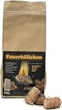 Feuerbällchen - das Original - zum Anzünden von Kachelofen, Kamin, Herd,...
