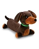 NICI 49821 Kuscheltier Dackel 20cm liegend braun - Stofftier aus weichem...