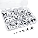 FKEYTO 600 Stücke Selbstklebende Wackelaugen, 6mm 8mm 10mm 12mm 15mm 20mm...