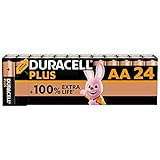 Duracell Plus Batterien AA, 24 Stück, langlebige Power, AA Batterie für...