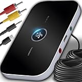 Retoo AUX Bluetooth Adapter RCA 2 in 1 Wireless Sender Empfänger Transmitter...