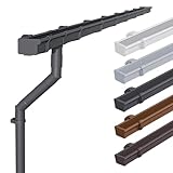 INEFA Dachrinnen Set Gartenhaus, NW68 / 68mm Kastenrinne 3m Anthrazit...