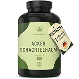 Ackerschachtelhalm - 360 Kapseln - 500mg Zinnkraut Extrakt - 10:1 hochdosiert -...