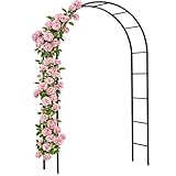 Gardebruk® Rosenbogen 240x140x37cm Metall Stabil Wetterfest Garten Rankgitter...