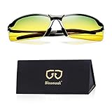 Bloomoak Polarisierte Nachtfahrbrille zum Autofahren Damen Herren...