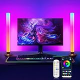 Smart LED Lightbar 2er Set, RGB Lampe TV Hintergrundbeleuchtung mit Multi-Modi...