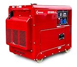 Premium Diesel Stromerzeuger 10kW inkl. Batterie E-Start Generator 2x220V+1x380...