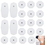 QGGTQG TENS-EMS Elektroden-Pads 20er Set Elektroden-Nachkauf Set TENS Gerät...
