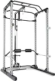 Fitness Reality 810XLT Super Max Power Rack mit Latzug, Kraftstation mit 363 kg...