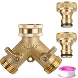 Wasseranschlussverteiler, Y-förmiger Verteiler, 3/4 Zoll Zweiwegeteiler mit...