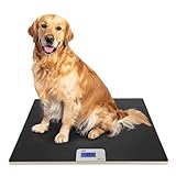 ADE Digitale Tierwaage bis 100 kg | große Hundewaage XL | extra leicht und...