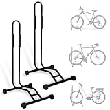 CCLIFE Fahrradständer Boden Radständer für 29 zoll Fahrrad mit Reifenbreiten...