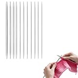 11 Stück Nadelspiel 1,5-5mm Stricknadeln Set, 25cm Stricknadeln für Socken...