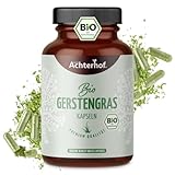 Gerstengras Kapseln Bio 180 Stück | 3000mg je Tagesdosis | fein gemahlenes...