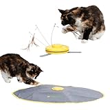 Kerbl Pet Pet Katzenspielzeug 2in1 Catch the TailFeather, Interaktiv mit...