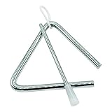 GICO Kinder Triangel aus Metall klein 10 x 10 cm mit Klöppel Schlaginstrument -...