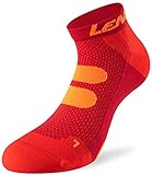 Lenz 5.0 Short Kompression Socken (Red/Orange,35-38)