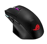 ASUS ROG Chakram kabellose Gaming Maus (2,4 GHz, Bluetooth, kabelgebunden über...