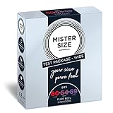 MISTER SIZE Kondome Probierpackung – Wide Package – 3er Pack (60-64 - 69 mm)...