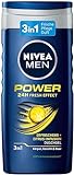 NIVEA MEN Power Duschgel (250 ml), pH-hautfreundliche Pflegedusche mit...