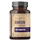 Chrom Tabletten - Chrom Picolinat - 400 Tabletten - Vegan - LABORGEPRÜFT -...