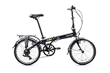 Dahon Bicicleta Vybe D7 Black Klapprad, Schwarz, 145-185cm