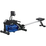 Skandika Rudergerät Nemo III Hybrid | Wasser- und Magnetwiderstand, 32...