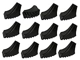 12 Stück / 6 Paar Nordic Walking Pads Trekking Gummipuffer X-4TTW für alle...