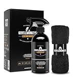 GENTLEMONKEYS Profi Lederreiniger Set (500ml + Mikrofasertuch) • Porentiefe...