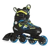 FILA Inline Skate J-One - blau/Lime - verstellbar - 32