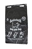 Hundekotbeutel - ÖKO - schwarz bedruckt weiß - abreissbar - 20 x 32 cm (1000...