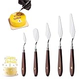 5 Stück Streichpalette Set, Torten spachtel Back Set, Palette Messer Set,...