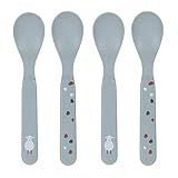 LÄSSIG Kinder Löffel Set (4 Stk.) Kinderbesteck ohne Melamin, BPA-frei, für...