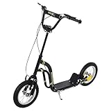 HOMCOM Kinderroller ab 5 Jahre Scooter Kinderscooter Tretroller Cityroller...