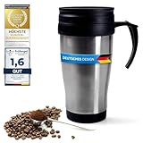 Dimono Coffee-2-go Thermobecher aus Edelstahl Trinkbecher Isotasse Isolierbecher...