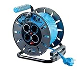 MASTERPLUG Masterplug ProXT Kabeltrommel 4-fach 40m | Leicht und stabil | gut...