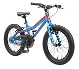 BIKESTAR Kinder Fahrrad Aluminium Mountainbike mit V-Bremse für Mädchen und...