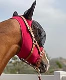 TGW Riding Super Fit Pferdefliegenmaske Pferde Fliegenmaske Horse Fly Mask (M,...