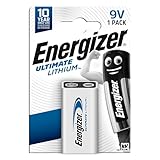 Energizer L522-8 Lithium Energizer Ultimate 9V Block Batterie 6LR61, 8er pack