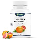 Grapefruitkernextrakt Kapseln I EXTRA HOCHDOSIERT - 120 Stück à 550mg Extrakt...