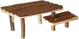 Trixie 62262 Natural Living Unterstand und Liegeplatz m. Treppe, 37 × 17 × 28...