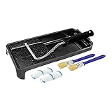 Antifouling Lackierset 10cm | 2 Nylon Lackierwalze, 2 Lackpinsel, 1 Farbwanne, 1...