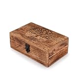 Samhita Handgefertigte Mangoholz Baum des Lebens Gravur Wunderschön Andenken...