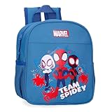 Marvel Joumma Team Spidey Vorschulrucksack, Blau, 21 x 25 x 10 cm, Polyester,...